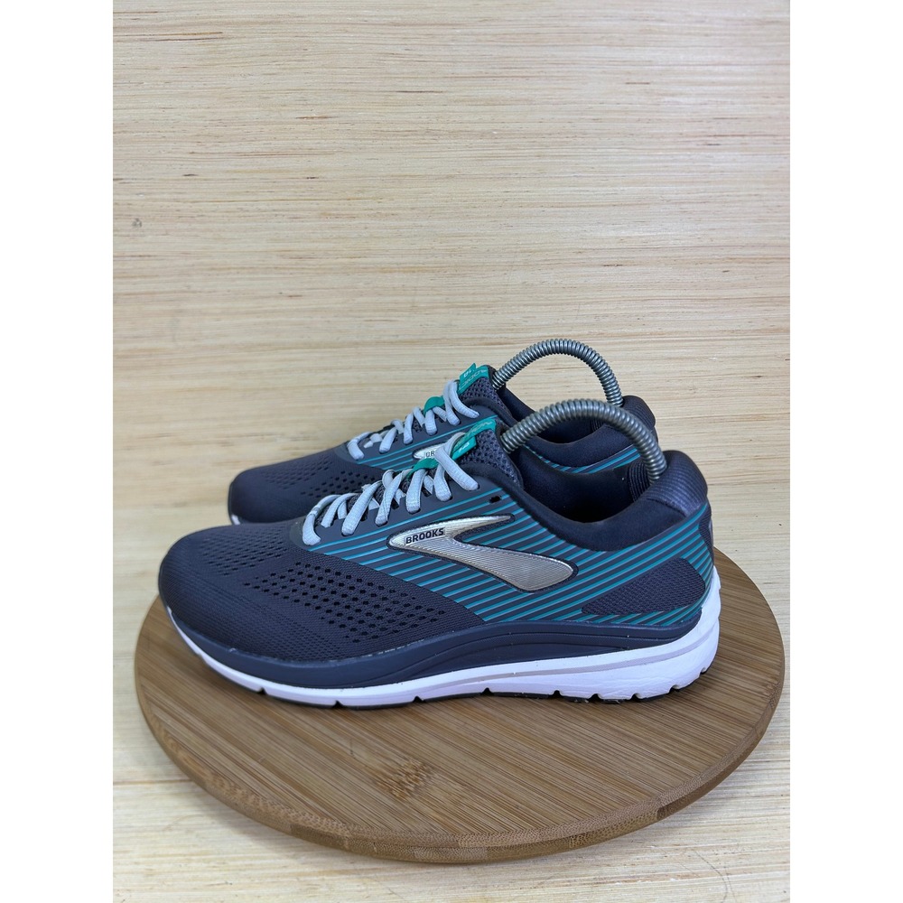 Brooks Addiction 14 Womens Running Shoes Gray Teal 1203061B061 Size 8 B
